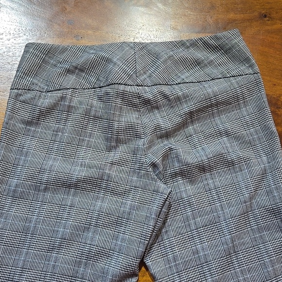 Star City Y2K Black And White Plaid Mid-Rise Cuffed Trouser Pants Size 7 - Picture 11 of 15
